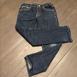 Dark Blue Armani Denim Jeans with Logo Patch boys size 6